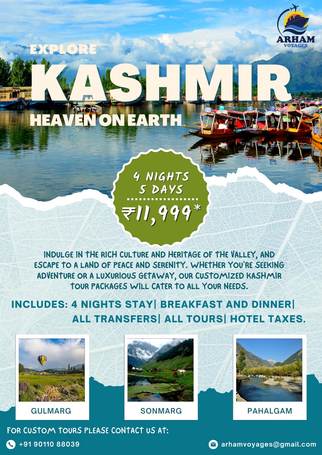 Kashmir tour package