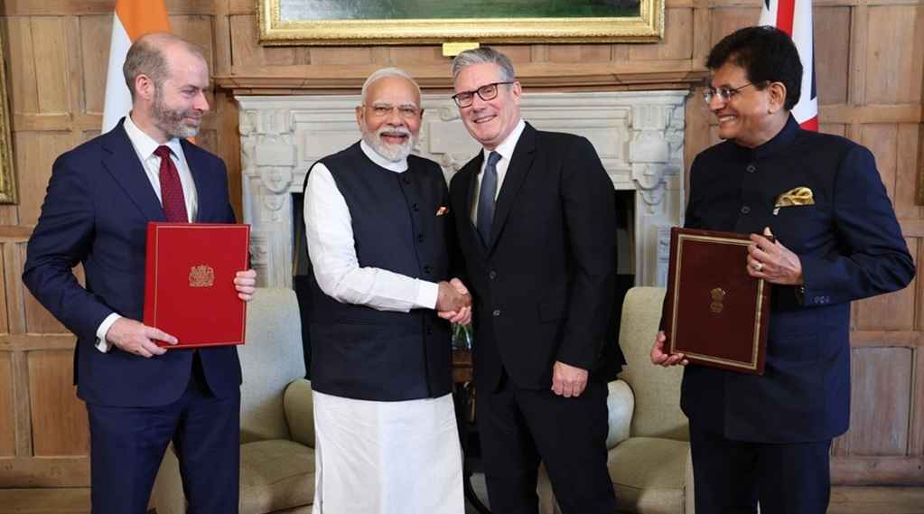 India, UK Sign Landmark Trade Pact to Boost $56 Billion Bilateral Commerce