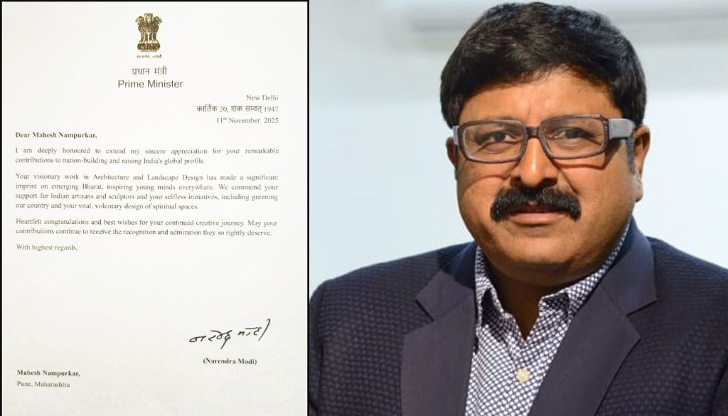 Pune-based architect Mahesh Nampurkar’s work lauded by Prime Minister Modi