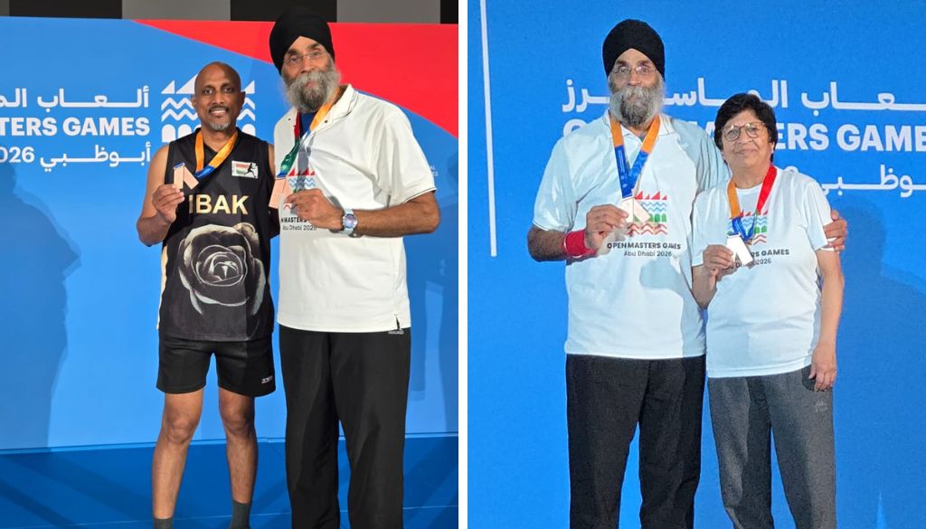 Pune’s Veteran Shuttlers Shine at Abu Dhabi Open Masters Games 2026