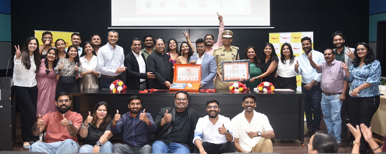 Radio Mirchi’s ‘Waste-Harta’ Initiative Enters Asia Book of Records; Grand Felicitation Ceremony Held in Pune