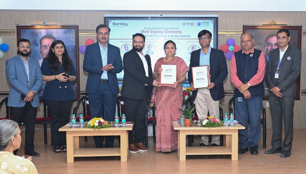 MIT ADT University partners with Bentley Systems, launches Centre of Excellence for digital infrastructure innovation