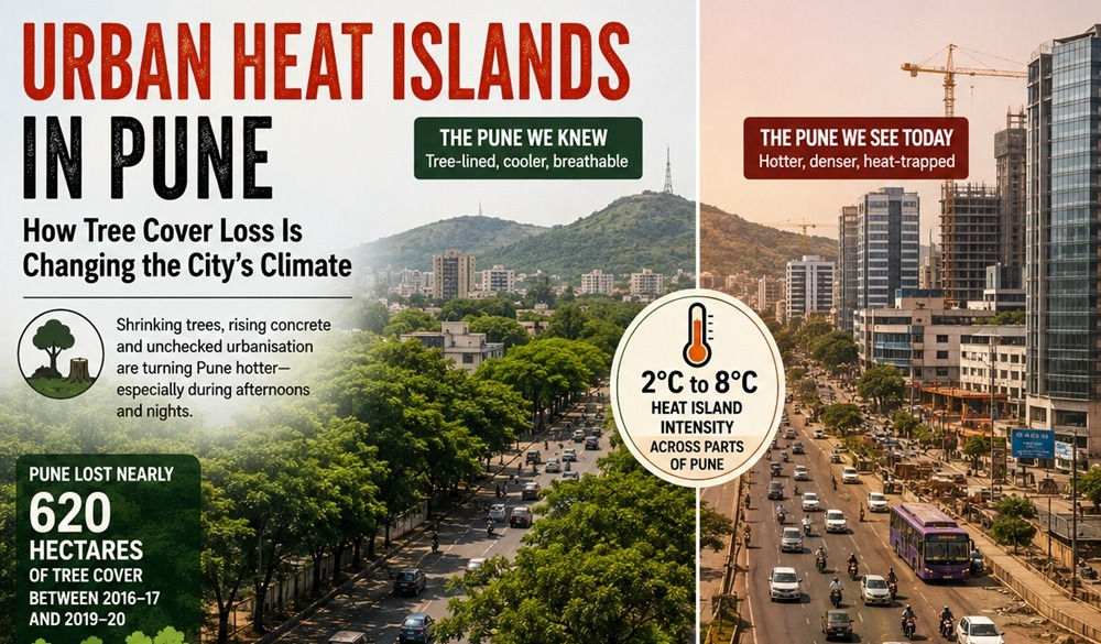 Urban Heat Islands in Pune: How Tree Cover Loss Is Changing the City’s Climate 