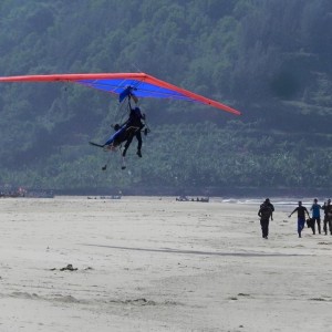 Foot Launched para gliding