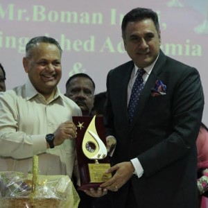 Boman Irani at Azam Campus