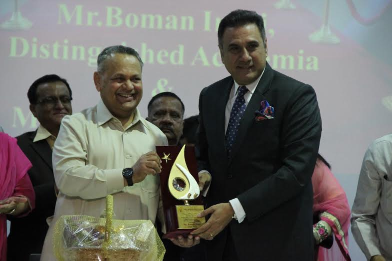 Boman Irani at Azam Campus