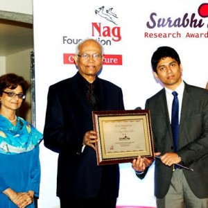 Research award for Dr Sahu