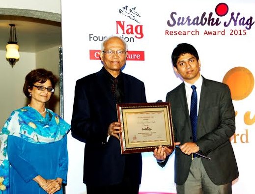 Research award for Dr Sahu