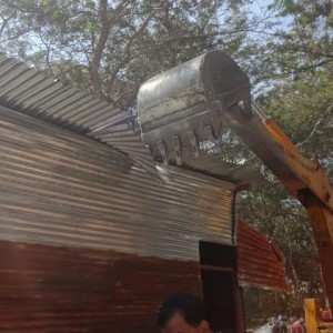 removal of newly erected