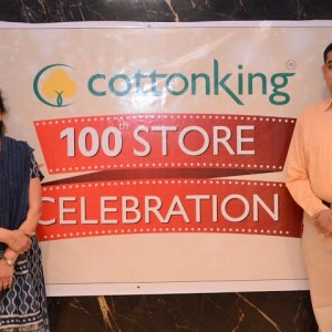 Cotton King is now 100 outlets