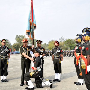 President’s Colours to the Corps of Signals