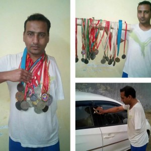 Bharat Kumar, the World Champion para-swimmer, forced to wash cars! - Punekar News