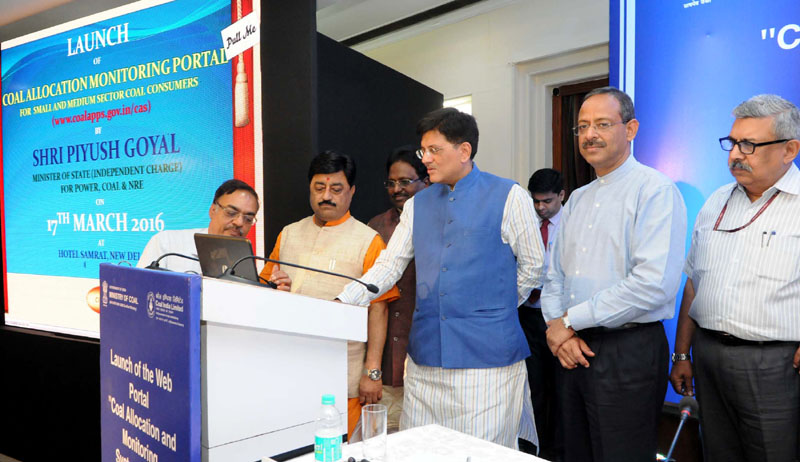 Inaugurates Web Portal on Coal Allocation