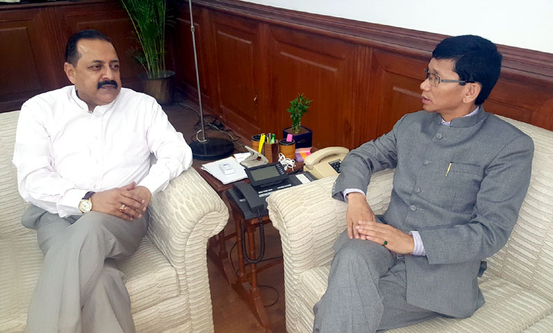 Arunachal CM calls on Dr Jitendra Singh