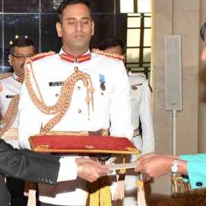 Envoys of four nations present credentials to President of India