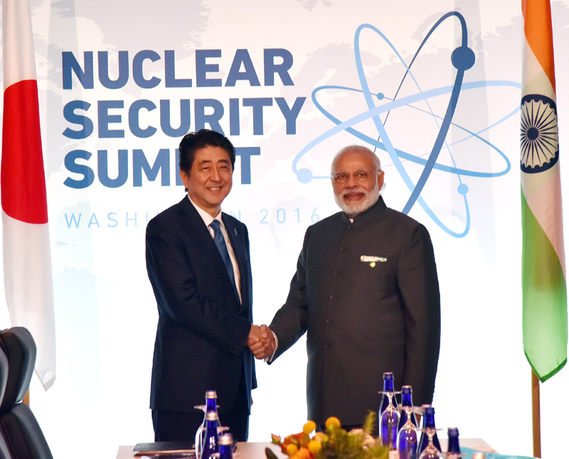 PM Modi and PM Abe met