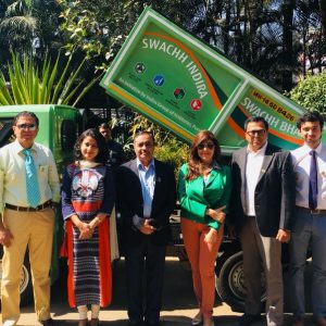 indira group launches garbage collection van