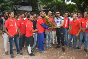 5. Ajaz Khan stands up for the justice of 250 Zomato & Food Panda employees DSC_4490