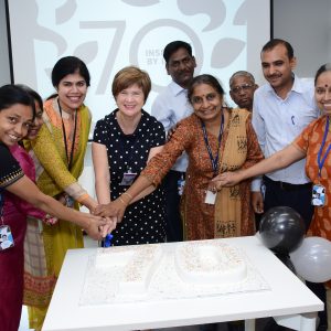 Members-of-the-British-Council-Library-celebrate-with-Helen-Silvester-Director-West-India-British-Council-1.jpg