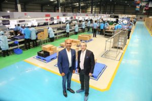 Mr. Manu Kumar Jain, Vice President, Xiaomi and Managing Director, Xiaomi India and Mr. Sunil Vachani, CEO Dixon India [L to R]