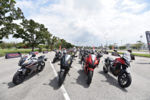 Big bikes at Honda Asian Journey 2018.
