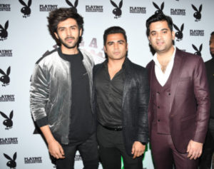 9. Sachiin Joshi with Karthik Aryan at the launch of PLAYBOY BEER GARDEN DSC_3154