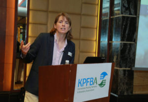 Veterinary expert Dr. Fenny ledieu from France addressing the members of KPFBA_2