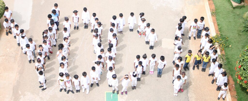 Parents and Students take part in International Yoga Day