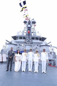 2-Photo Caption GRSE built 100th Warship IN LCU _L-56_ Commissioned today at Visakhapatnam