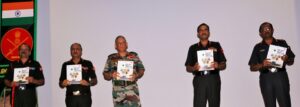 Army Scout Masters Magazine being released by General Bipin Rawat in presence of Army Commander, Southern Command and other Dignitaries .