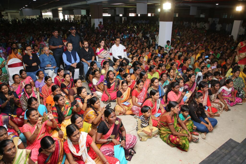 Maids and Car washers at the training program of Jalmitra Abhiyan held at Amanora Park Town