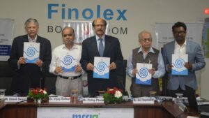 (L-R) Dr. Vijay Kelkar, Umesh Sarangi, Pratap Pawar, Anil Supanekar, Vishal Gaikwad at the release of Policy Paper