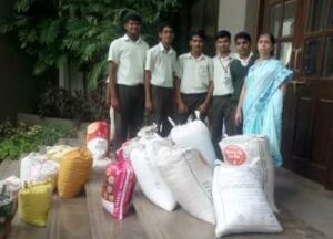 VPEMS Baramati Extends helping hands for the flood affected people