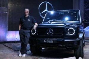 Mr. Martin Schwenk - MD & CEO - Mercedes-Benz India with the new G350d