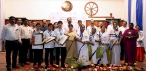 Six female attendants from Sassoon Hospital felicitated for their selfless service