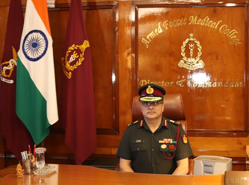 Lt Gen Nardeep Naithani, Dir & Comdt, AFMC