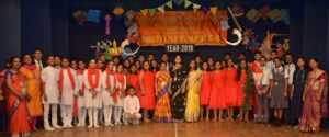 Ms Shivali Jagtap,Principal SSPMS Day school and Junior College along with Teachers and Students