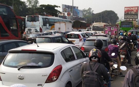 Pune traffic jam