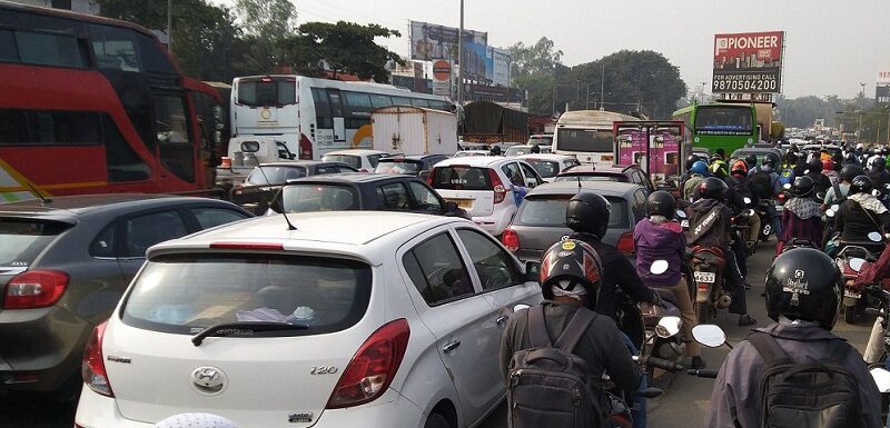 Pune traffic jam