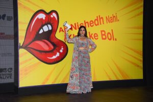 Bhumi Pednekar at the launch of MTV Nishedh