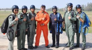 Women to the Fore in Para Jumping Adventure Course