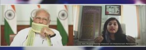 PM Narendra modi interaction with Priyanka Ramdas Medankar punekarnews.in