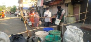 Social distancing and disciplined collection