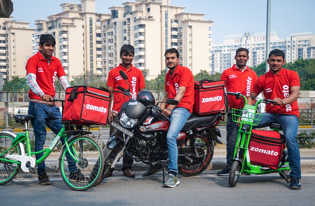 Zomato delivery boys