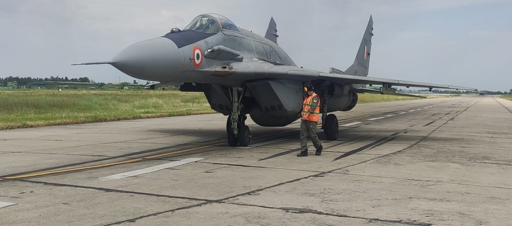 IAF airfield fighter jet