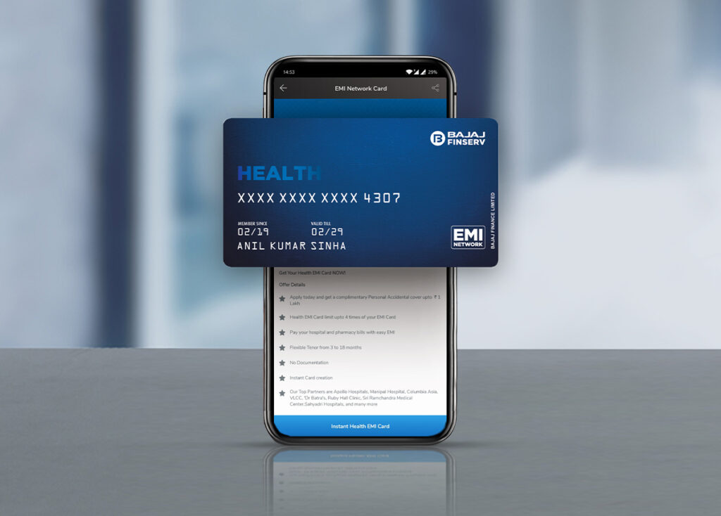 Bajaj Finserv EMI Network Card