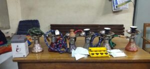 Hookah material seized by Pune police