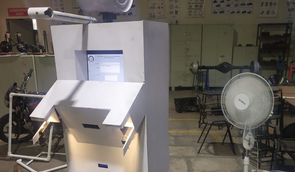 Robot in Pune Camp hospital