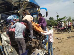 Bus accident in Bemetra Chhattisgarh