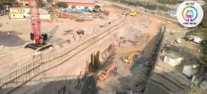 Pune Metro work
